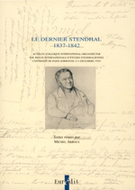 Le Dernier Stendhal