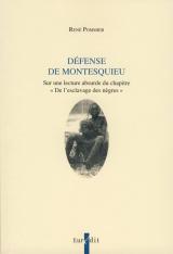 Dfense de Montesquieu